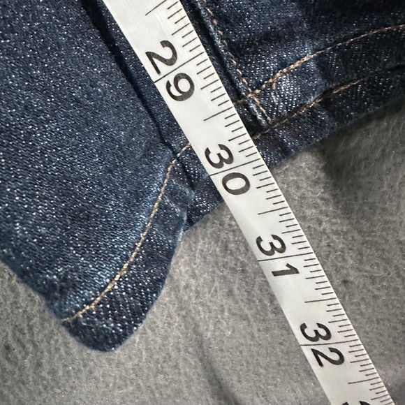 Bonobos Slevedge Slim Jeans Mens 31x30 Blue Dark Wash Made in USA Whiskered - Picture 14 of 16